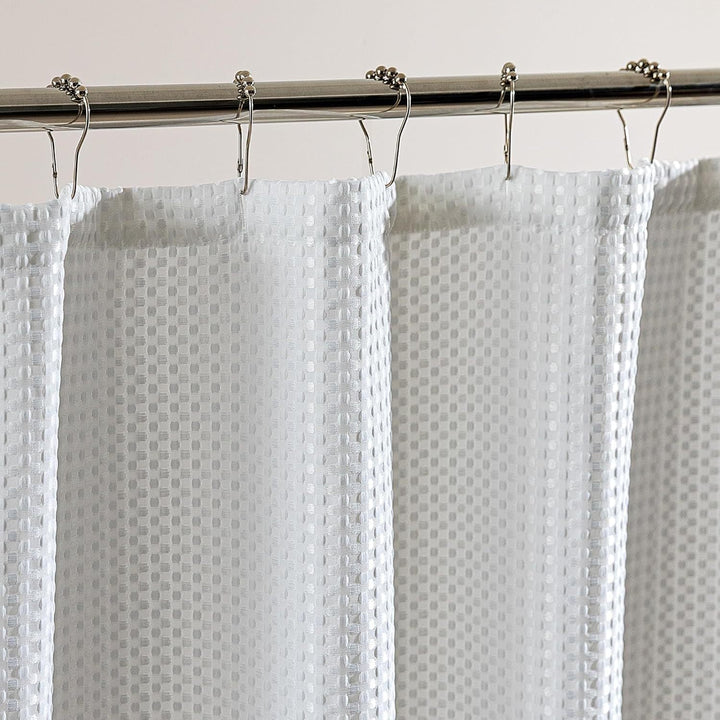 Textured Waffle Shower Curtain Kalsten