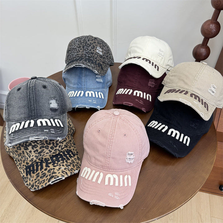 Women's Distressed Graphic Baseball Cap Kalsten