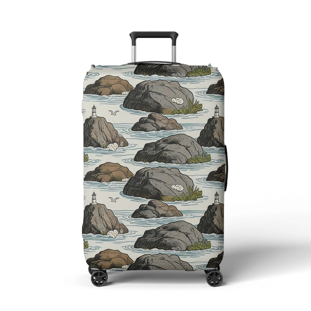 Women's suitcase cover with atmospheric landscape design Kalsten