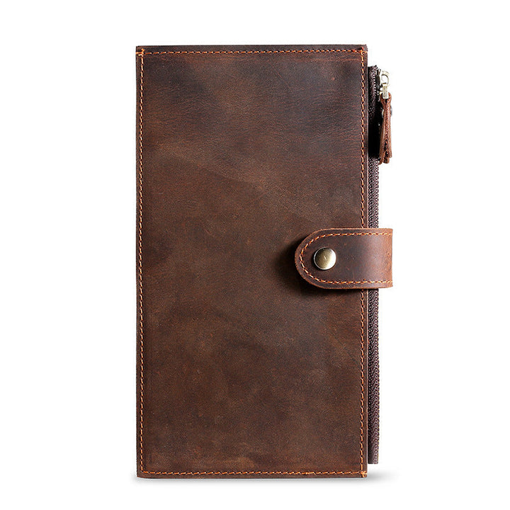 Premium Leather Zip Wallet
