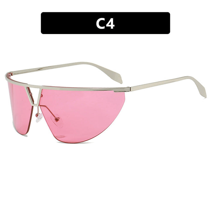 Women's futuristic sunglasses with protective metal frame Kalsten