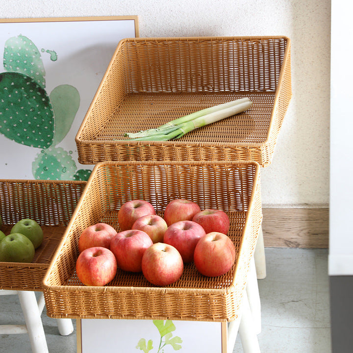 Elegant Woven Storage Tray Kalsten