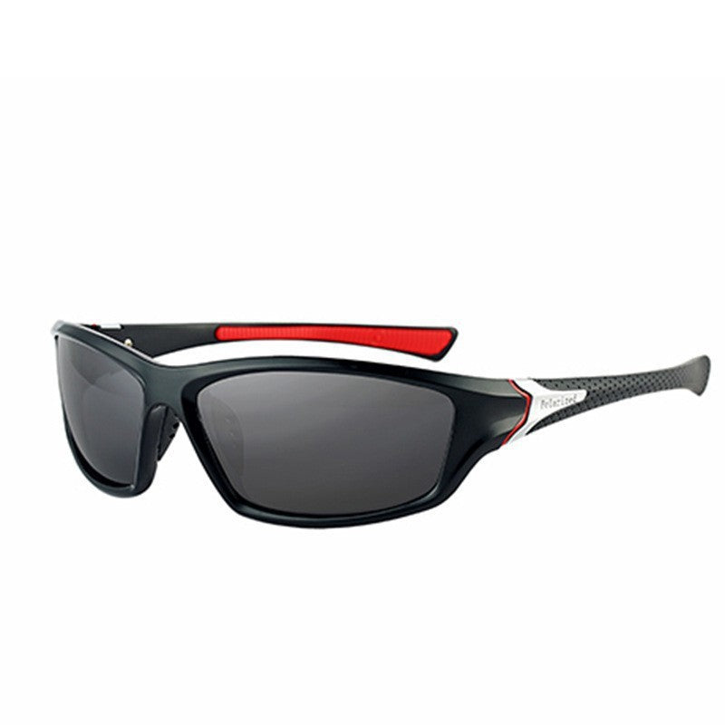 Unisex nan sporty wraparound sunglasses with polarized, shatterproof polycarbonate lenses and non-slip nose pads Kalsten