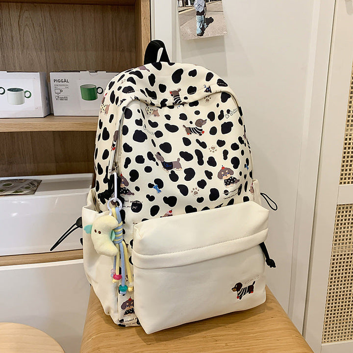 Cute Dog-Themed School Backpack