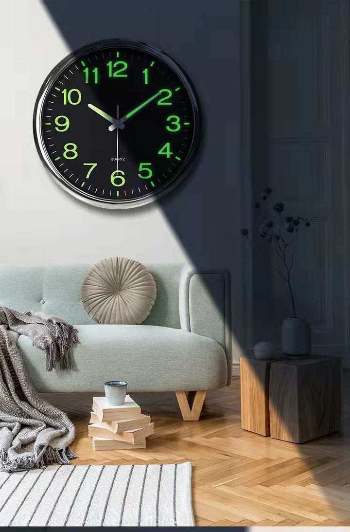 Silent Classroom Clock 30 cm - Silent & Illuminated Time Kalsten