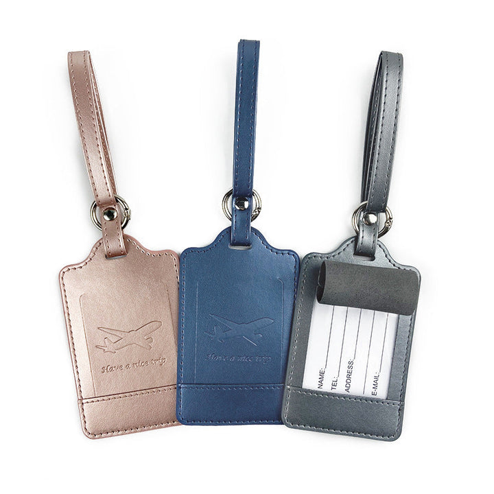 Premium PU Leather Travel Luggage Tag Kalsten