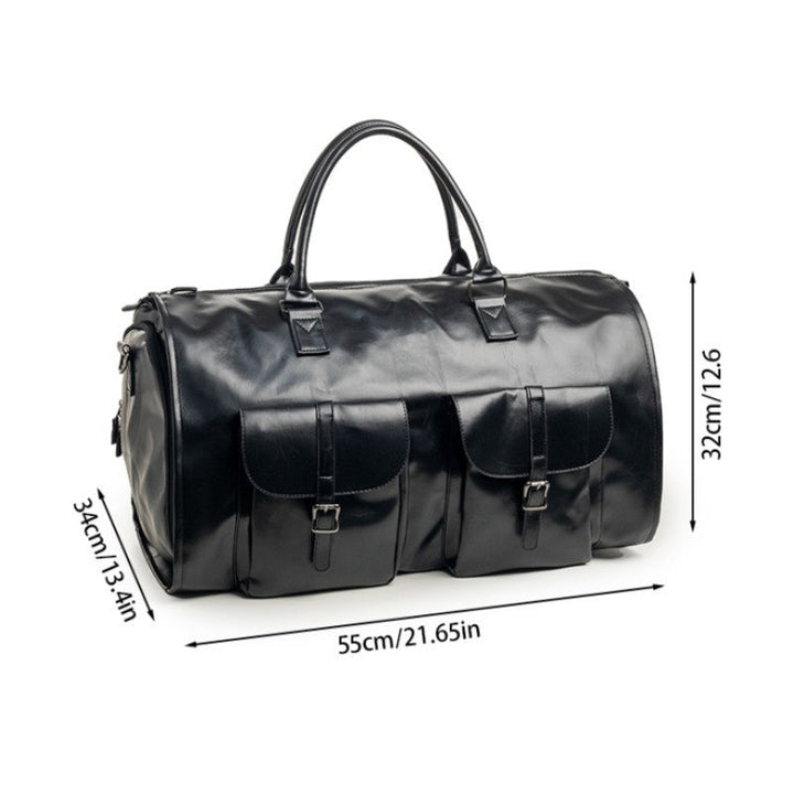 Elegant Travel Bag with Integrated Suit Compartment Kalsten