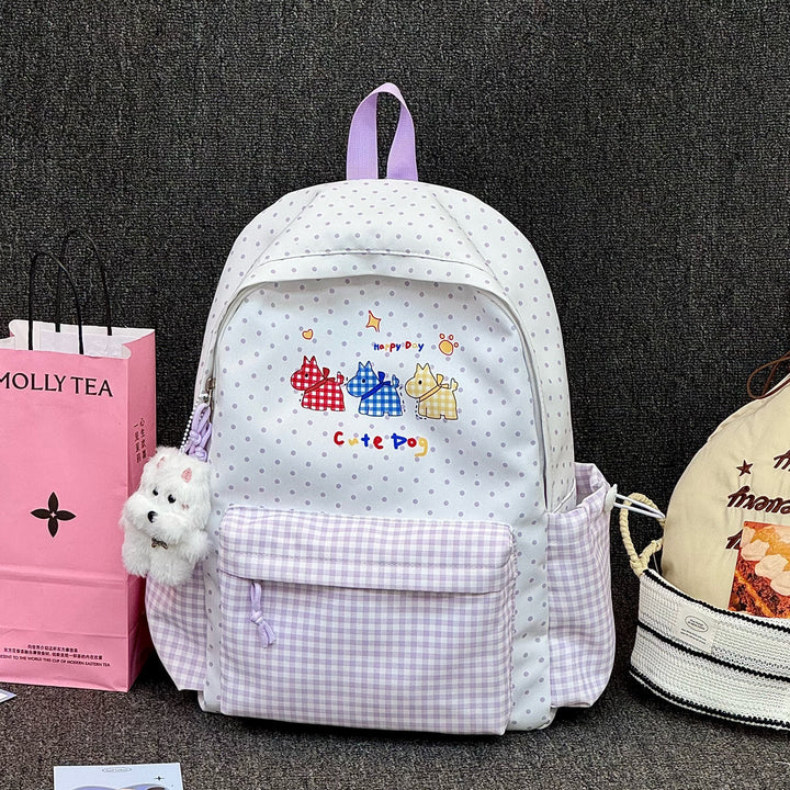Playful Illustrated Animal Backpack