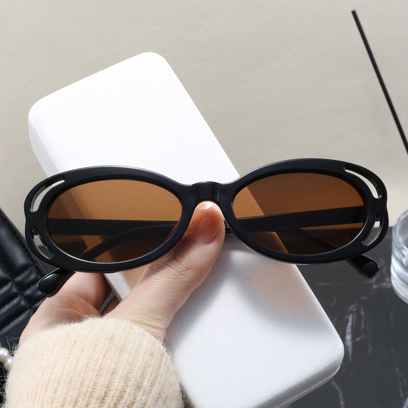 Women's fashionable sunglasses with oval frame and unique design Kalsten