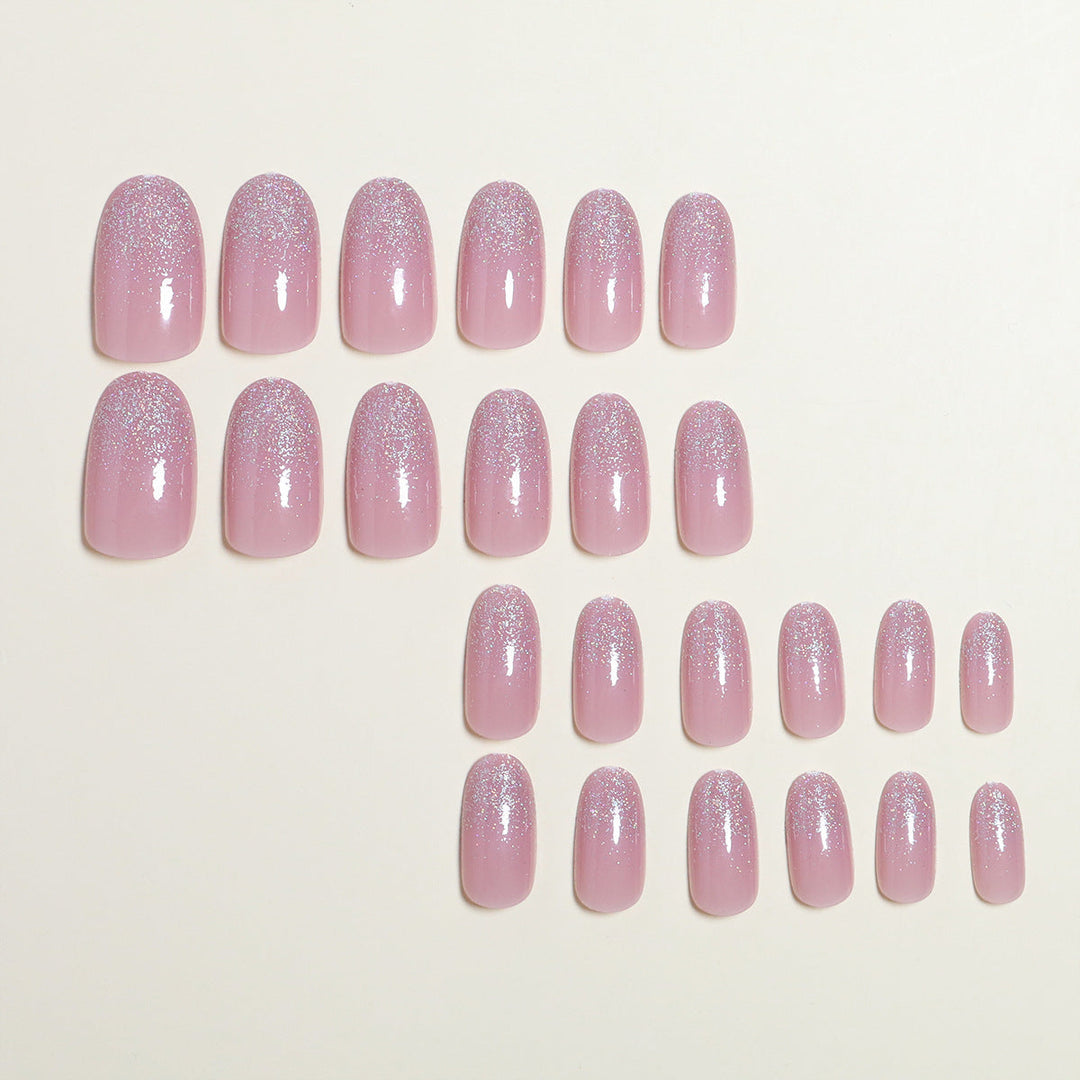 Elegant DIY Glittering Press-On Nail Set Kalsten