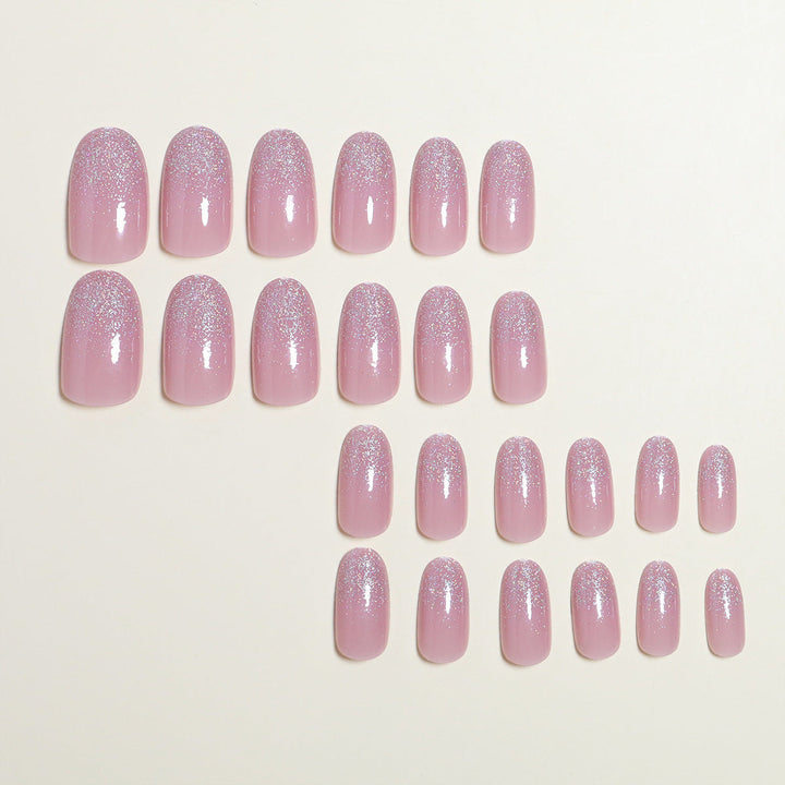 Elegant DIY Glittering Press-On Nail Set Kalsten