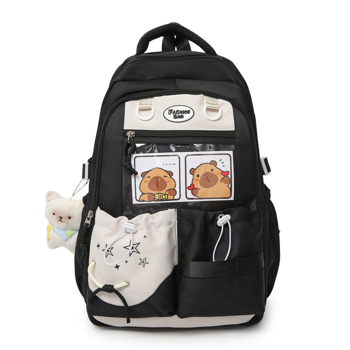 Cartoon Character Print School Backpack kalsten