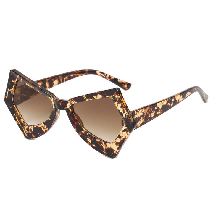 Women's polygonal sunglasses in extravagant design Kalsten