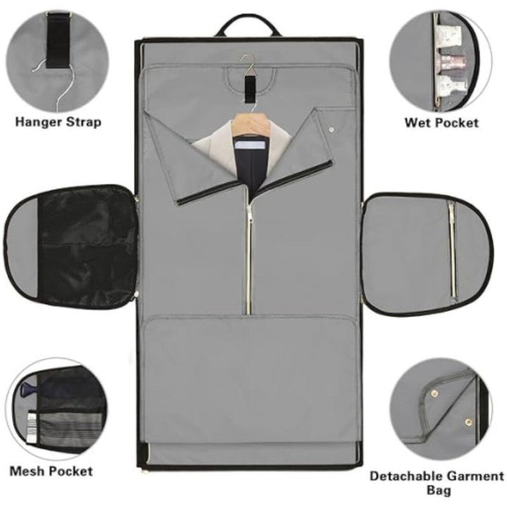 Multifunctional Business Bag with Integrated Suit Compartment Kalsten