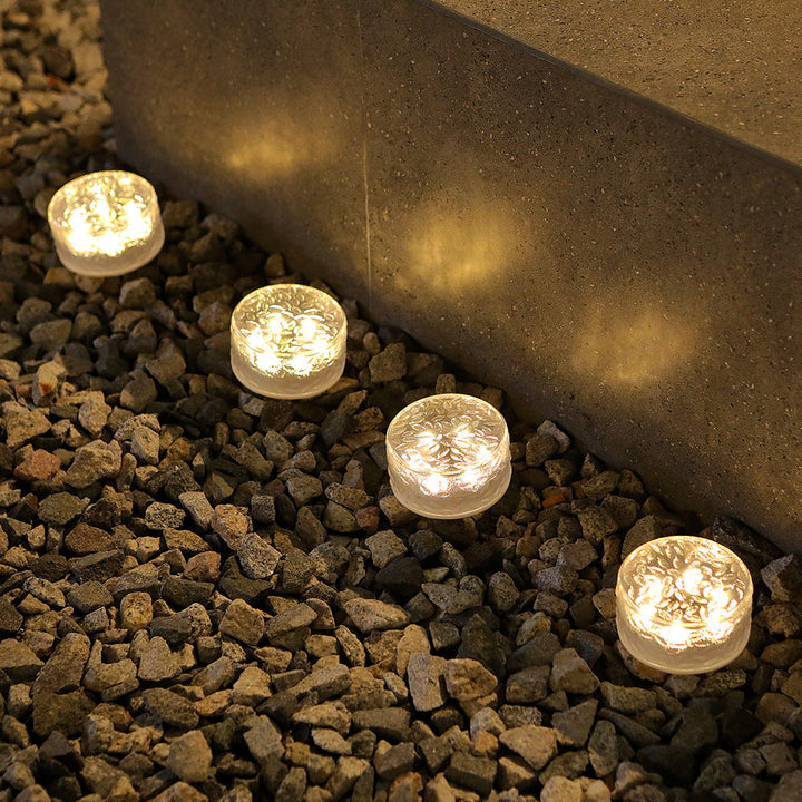 Frosted Glass In-Ground Solar Pathway LED Lights Kalsten