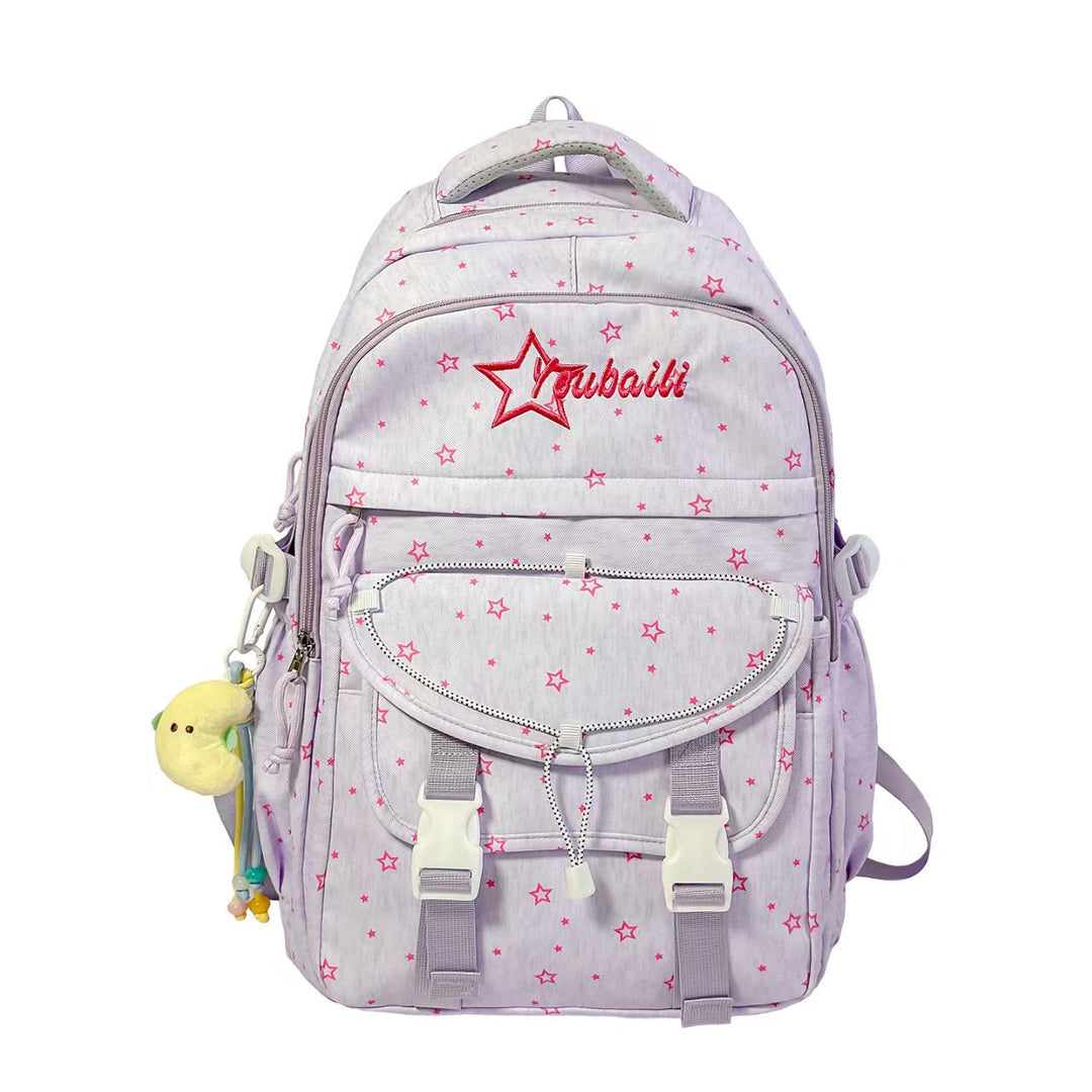 Star Patterned Student Backpack Kalsten