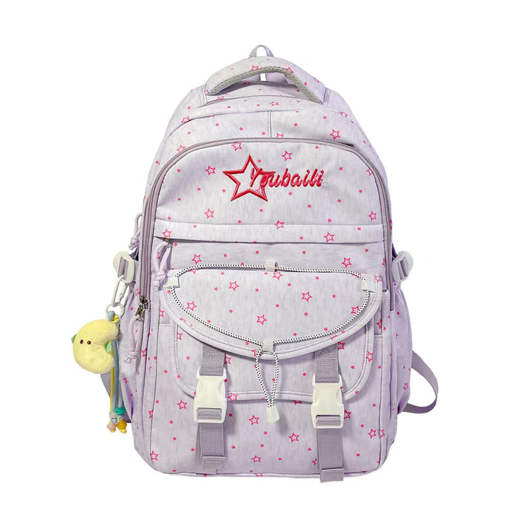 Star Patterned Student Backpack Kalsten