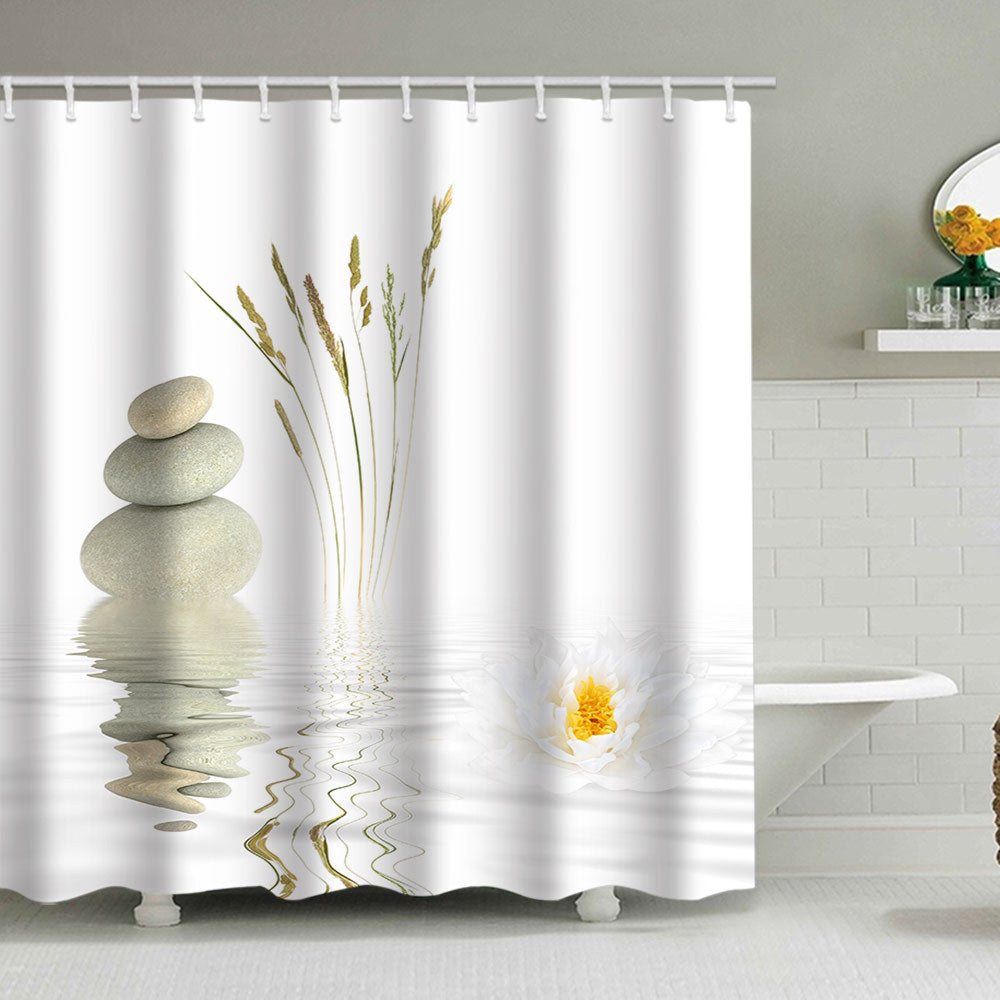 Artistic Floral Shower Curtain Kalsten