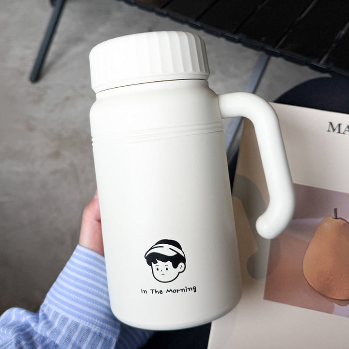Women's insulated drinking bottle with ergonomic handle and practical leak protection Kalsten