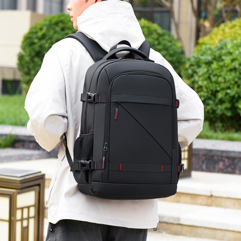 Backpack with ergonomic carrying system and multifunctional compartments Kalsten