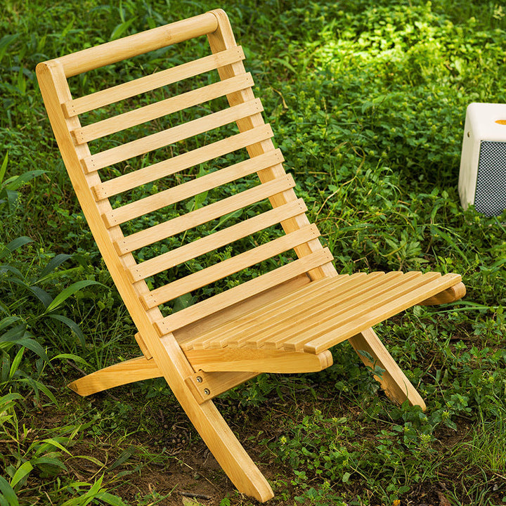 Folding Chair With Ergonomic Backrest And Space-Saving Design Kalsten