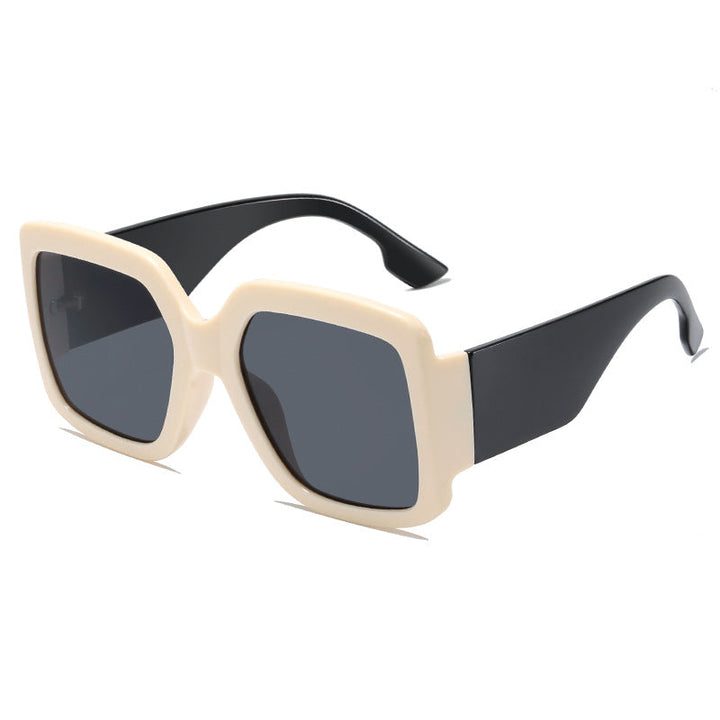 Women modern square sunglasses with mirror lenses Kalsten
