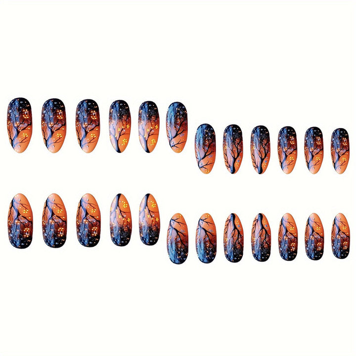 Artistic Night Sky Themed Nail Art Kalsten