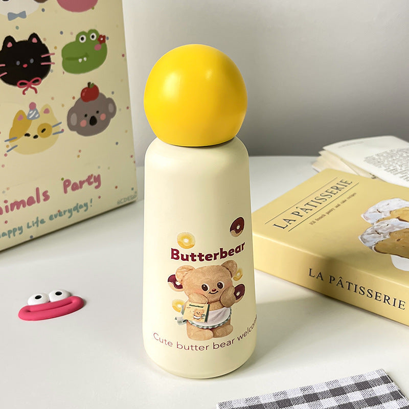 Ladies Insulated Drinking Bottle with Fun Animal Design and Ergonomic Design Kalsten