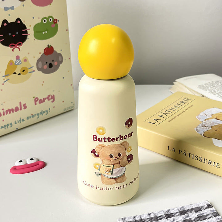 Ladies Insulated Drinking Bottle with Fun Animal Design and Ergonomic Design Kalsten