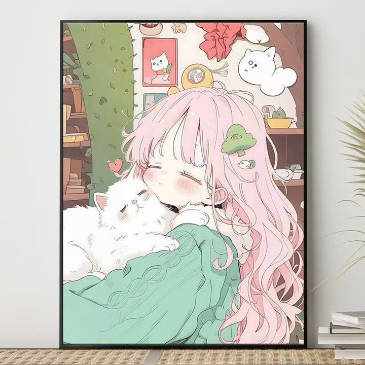 Cute Character Illustration Canvas Art Kalsten
