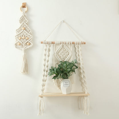 Decorative Macramé Swing Shelf Acalora
