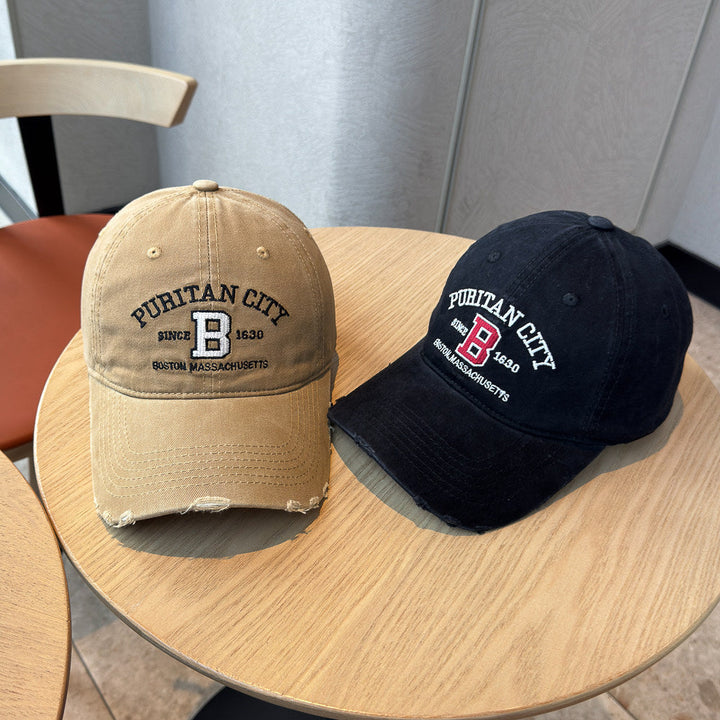 Men's Distressed Cotton Baseball Cap Kalsten 1784270269