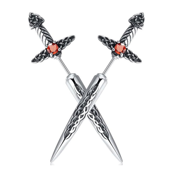 Gothic Sword-Shaped Earrings Kalsten