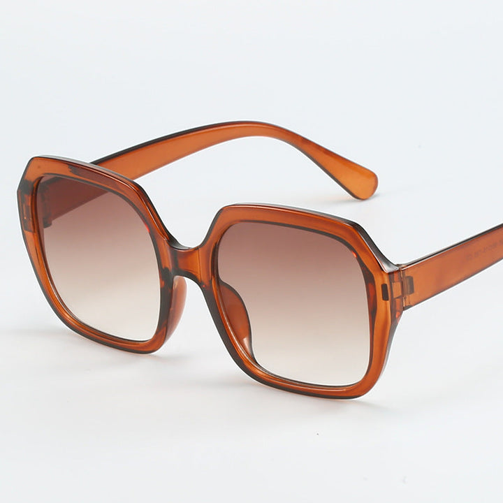Women's Fashion Oversized Sunglasses with Extravagant Leopard Details Kalsten