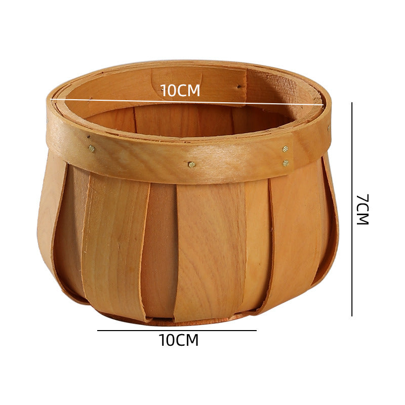 Unisex Round Storage Bowl made of natural wicker Kalsten