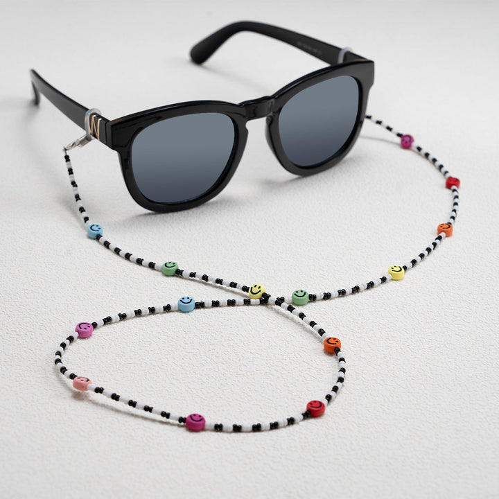 Colorful Smiley Beaded Eyewear Chain kalsten