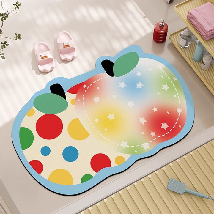 Playful Fruit-Shaped Kalsten Bath Mat