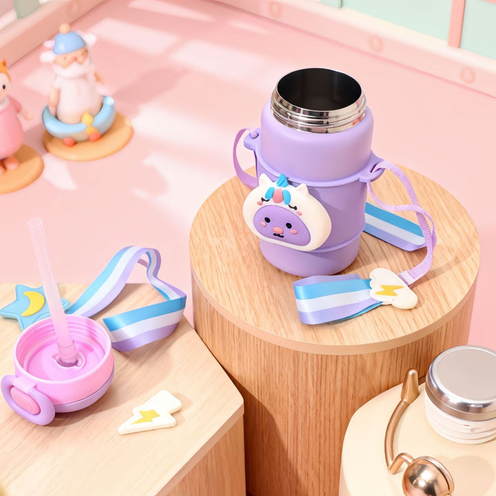 Women Insulated Water Bottle with Cute Rabbit Design Kalsten