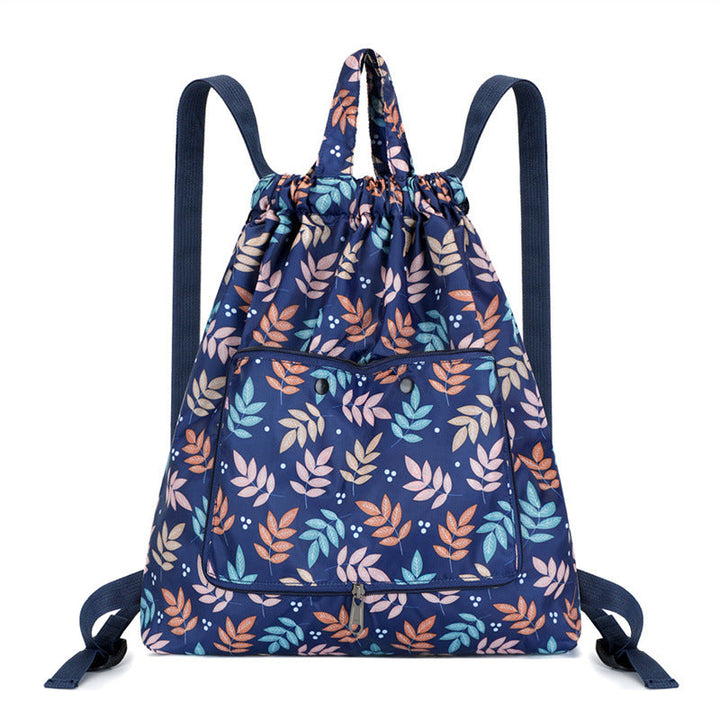 Lightweight Floral Drawstring Backpack Kalsten