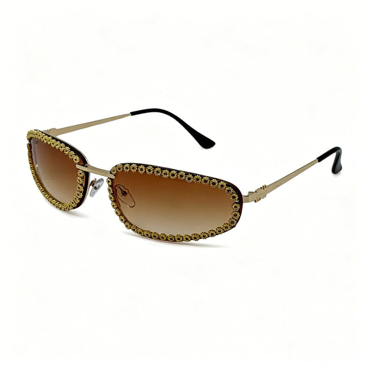 Ladies fashionable sunglasses with sparkling stone embellishment Kalsten