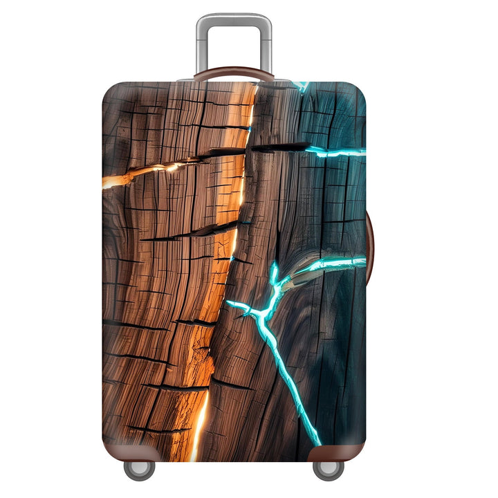 Unisex nan robust hard-shell suitcase with artistic face portrait print and 360° wheels Kalsten