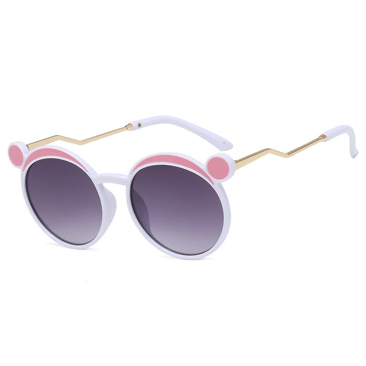 Women Fashion-Round Sunglasses with Innovative Frame and Colored Lenses Kalsten