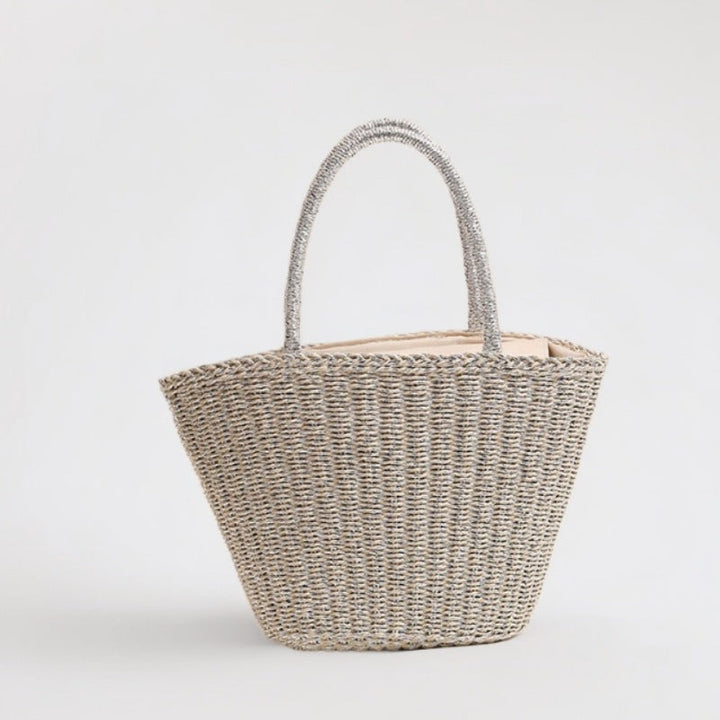 Handcrafted basket bag with sturdy handles Kalsten