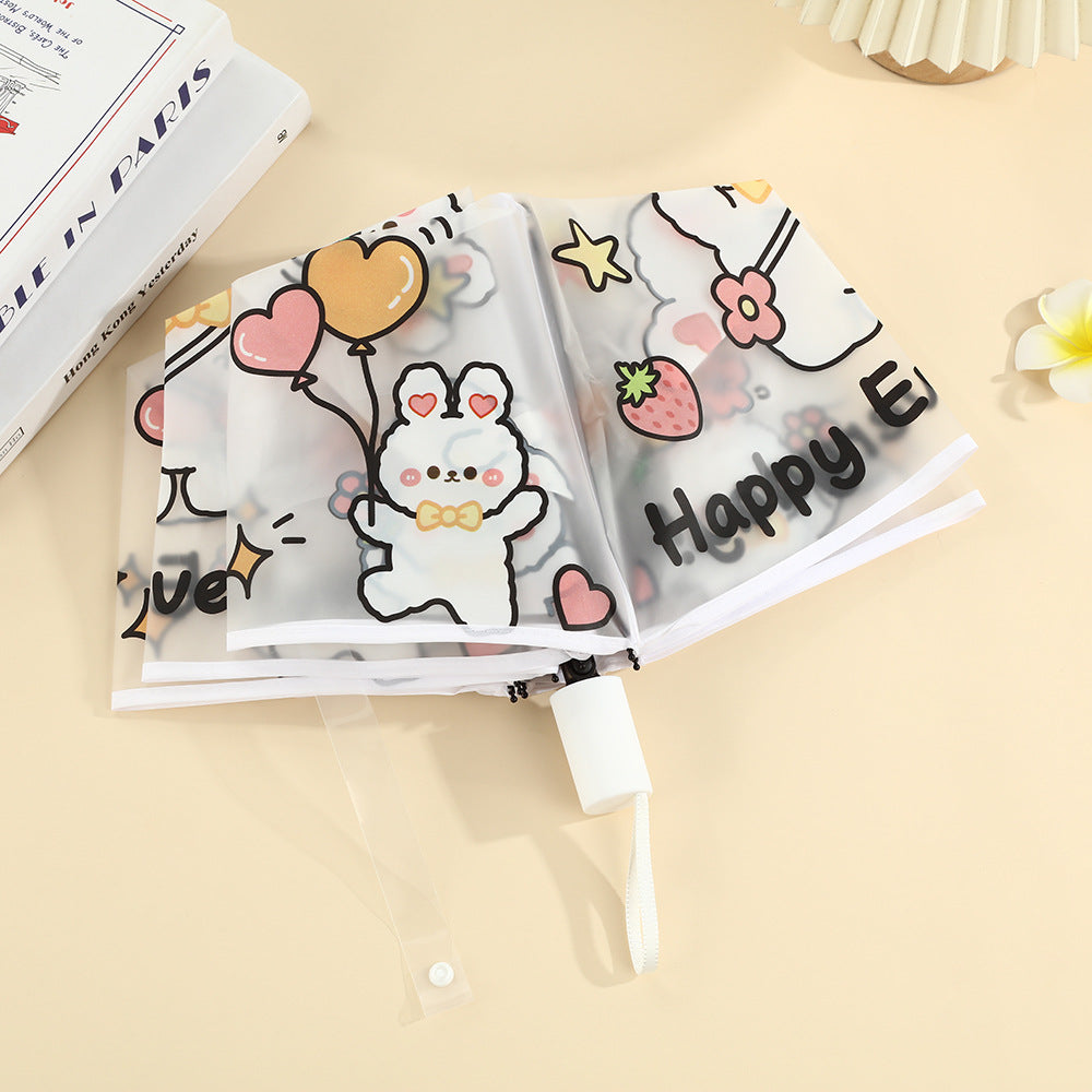 Women folding umbrella with cute animal design Kalsten