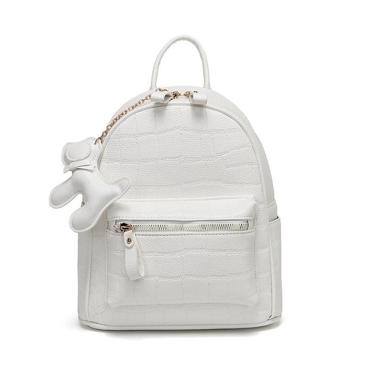 Crocodile-Embossed Mini Chic Backpack Kalsten