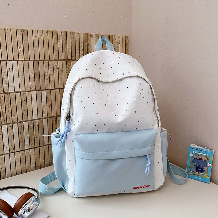 Fun Polka Dot School Backpack
