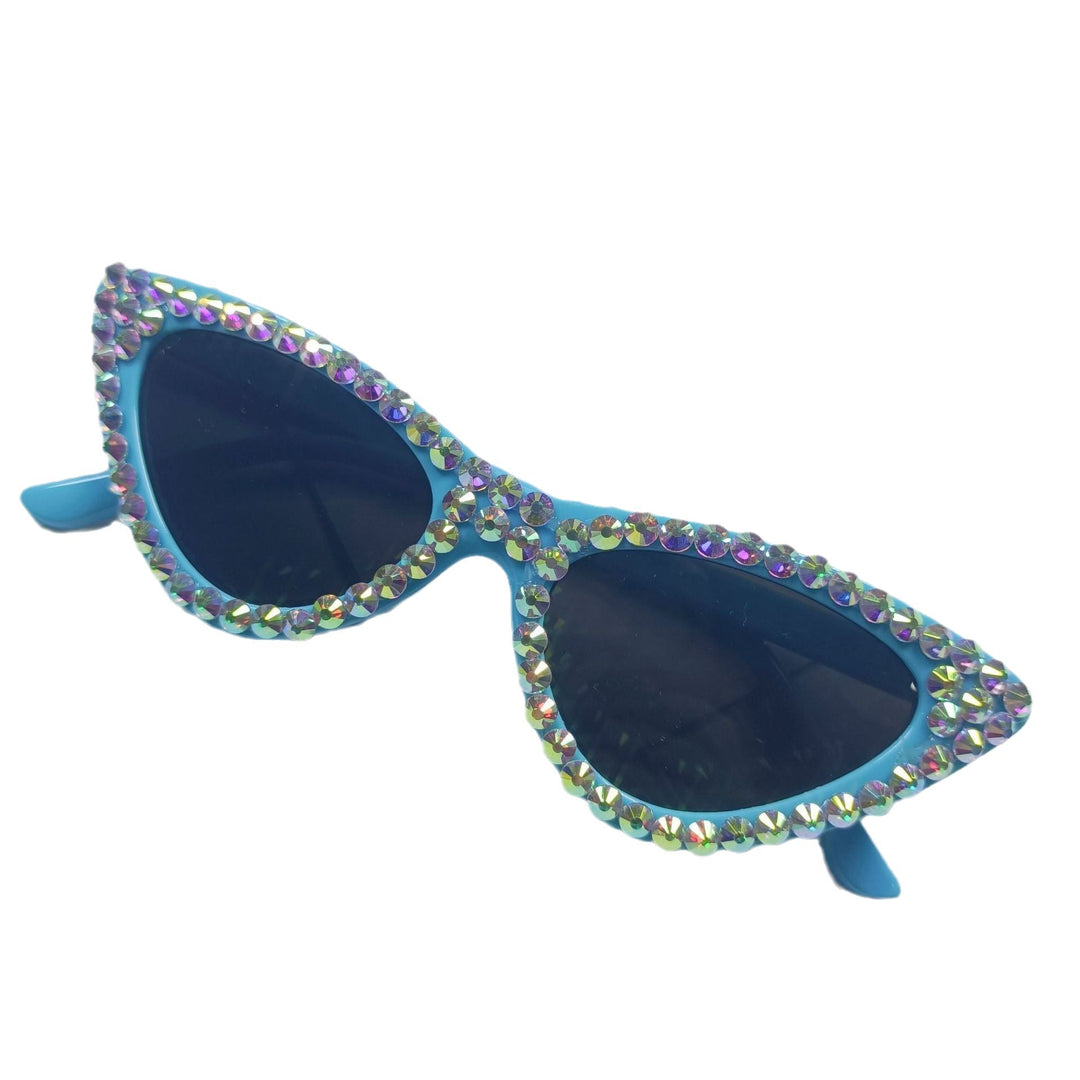 Women's Cat-Eye Sunglasses with Sparkling Crystal Trimming Kalsten