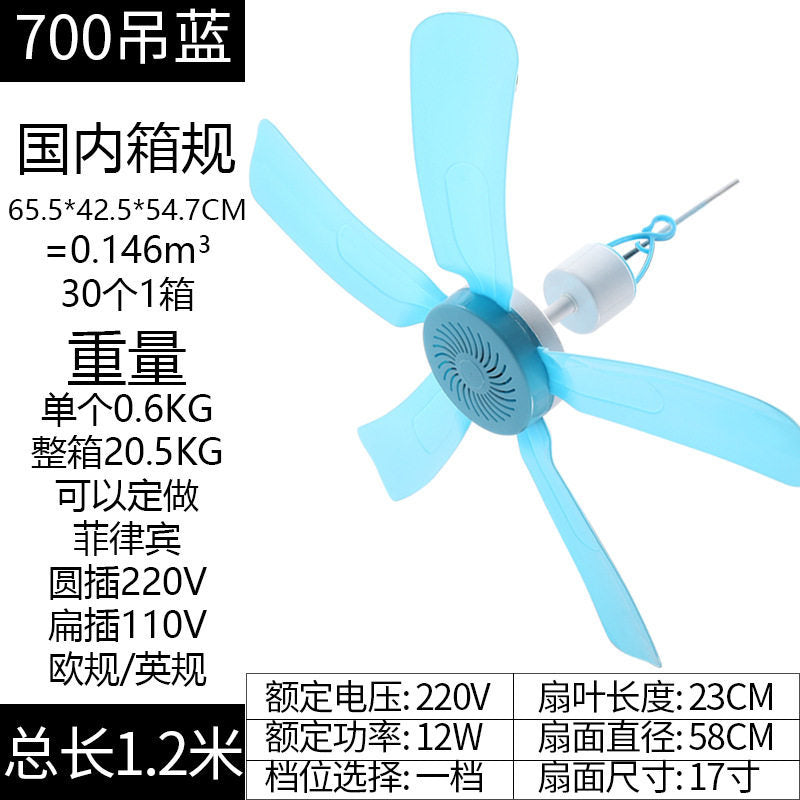 Unisex ceiling fan with energy-efficient 12W motor Kalsten