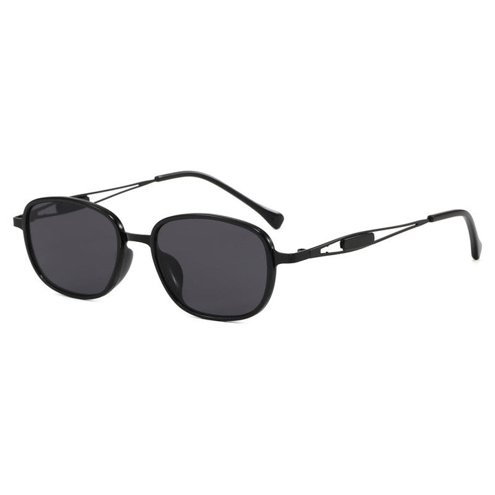 Fashionable sunglasses with square frame and slim metal frame Kalsten