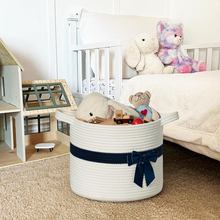 Women Decorative Storage Basket with Bow Accent Kalsten